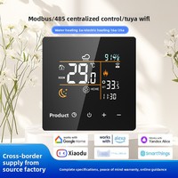 Thermostat LCD WiFi Tuya avec contrôle central Modbus RS485 pour chauffage au sol électrique haute puissance et à eau