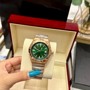 Reloj Vacheron de Alta Gama con Movimiento Mecánico Automático, Esfera con Patrón Solar, Diseño Simple, Visualización de Fecha, Resistente al Agua, Constantins - Product Image 3