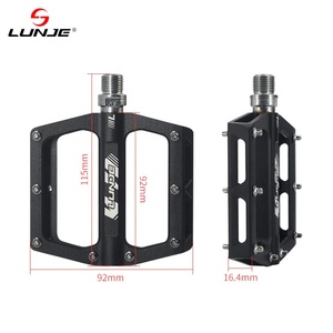 LUNJE Pédale de vélo de montagne en alliage d'aluminium Roulement DU Perine Pédales antidérapantes ultra légères pour vélos - Product Image 3