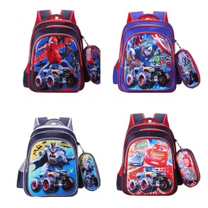 BESTWILL <span class=keywords><strong>Mochila</strong></span> Escolar para nino 2pc con estuche para lapiches  Bolsa escuela Dibujos Animados <span class=keywords><strong>3D</strong></span>  <span class=keywords><strong>spiderman</strong></span>  <span class=keywords><strong>Mochila</strong></span> Infantil - Product Image 1