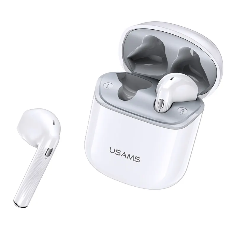 USAMS नई फैशन डिजाइन मिनी वायरलेस BT5.0 ईरफ़ोन earbuds के साथ बटन नियंत्रण