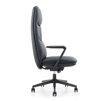 Chaise à dossier haut Ensemble de bureau et chaise de luxe en cuir PU Manager Chaise réglable