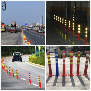 坚不可摧的柔性路桩 PU 交通反光警示柱 - Product Image 4