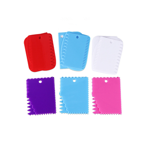 Strumenti multifunzionali in plastica <span class=keywords><strong>per</strong></span> cottura e pasticceria raschietto rettangolare trapezoidale triangolare - Product Image 2