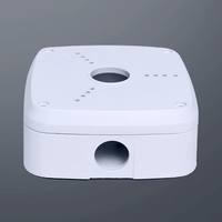Boîtier de jonction carré pour caméra de sécurité, en alliage d'aluminium, étanche, gestion des câbles, accessoires CCTV extérieurs, fabriqué en Chine CJ