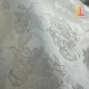 도매 저렴한 아프리카/인도 화이트 멋진 부드러운 새틴 자카드 브로케이드 직물 XM-JL0128 - Product Image 5