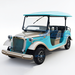 รถยนต์ไฟฟ้าคลาสสิก 4 ล้อ 6 ที่นั่ง พร้อมหลังคา / ราคาประหยัด / ยานยนต์พิเศษ - Product Image 1