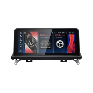 STWEI NOUVEAU ID8 Snapdragon665 10.25 pouces Android14 pour BMW X5 E70 X6 E71 E72 Lecteurs vidéo de voiture, système multimédia central, navigation GPS - Product Image 1