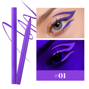 อายไลเนอร์เนื้อน้ำยูวีนีออน 10 สี ชุดสีเรืองแสงในที่มืด กันน้ำ สำหรับทาหน้าและผิวกาย รับทำโลโก้แบรนด์ส่วนตัว - Product Image 4