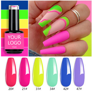 Style de mode couleurs vives d'été échantillon gratuit de vernis à ongles en Gel néon couleur riche à vendre - Product Image 6