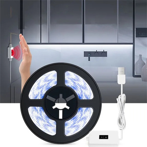 Sensor de movimiento Gabinete de cocina SMD 5050 <span class=keywords><strong>RGB</strong></span> 2835 <span class=keywords><strong>Tira</strong></span> Light IR RF Control remoto <span class=keywords><strong>USB</strong></span> Powered <span class=keywords><strong>LED</strong></span> Tape Lámpara de rayas flexibles - Product Image 3