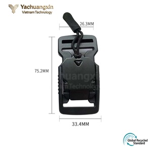 Hebilla Magnética de Plástico de Liberación Lateral de 20mm y 25mm, Ajustable para Cinturones y Prendas de Vestir - Product Image 6