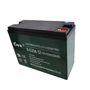 12 В DZM 32AH свинцово-кислотная батарея с глубоким циклом, гелевая герметичная батарея для электрических велосипедов/скутеров, гольф-тележки, игрушки для хранения энергии - Product Image 1