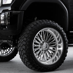 Ruedas Cóncavas Forjadas para Camioneta, Pulimentadas, con Tapas Centrales, 28x14, 28x16, 30x14, 30x16, de 24, 26, 28 Pulgadas, Todoterreno, 8x170, 8x180, 8x6.5 - Product Image 3