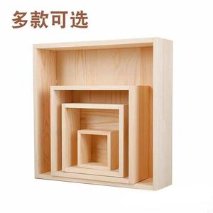 Caja de almacenamiento de madera, caja rectangular de madera maciza para joyería, organizador para el hogar con parte superior abierta, contenedor decorativo - Product Image 5