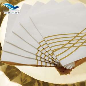 กระดาษเช็ดปากแบบ airlaid สำหรับร้านอาหารผ้าเช็ดปากสำหรับแขกผู้เข้าพักผ้าเช็ดปากวันเกิดโต๊ะเนื้อนุ่มทนทานพร้อมกระเป๋าช้อนส้อม - Product Image 1