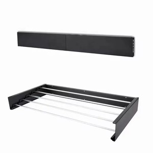 <span class=keywords><strong>Étendoir</strong></span> <span class=keywords><strong>à</strong></span> serviettes en fer métallique multifonctionnel <span class=keywords><strong>à</strong></span> un niveau pour salle de bain vêtements chaussures vêtements outils Pots stockage maison voyage utilisation - Product Image 2