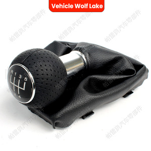 หัวเกียร์รถยนต์ Pao Auto หนังแท้ 5 สปีด สำหรับ Audi A3 S3 8L 8P 2000-2012 ดีไซน์ตามหลักสรีรศาสตร์ - Product Image 4