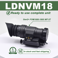 Dispositivo Monocular de Visión Nocturna LinduNV PVS14 de Fósforo Blanco Gen2+ Listo para Usar con Tubo MX11769