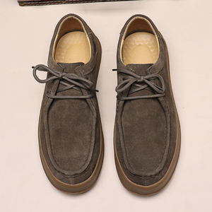 รองเท้าเดินแบบมีสายรัดข้อเท้าสำหรับผู้ชาย รองเท้าหนังอ็อกซ์ฟอร์ดสุดหรูสำหรับใส่ทำงาน รองเท้าทางการสำหรับผู้ชาย - Product Image 3