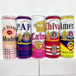 Venta caliente Chingona Bichota Toxica estilo mexicano 20oz vaso Delgado personalizado sublimación vasos tazas con tapa y pajita - Product Image 6