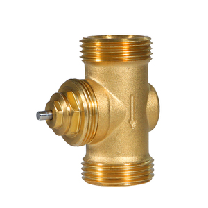 Заводская цена на латунный двухходовой гидравлический регулирующий клапан для фанкойлов DN20 DN25 с приводом, OEM - Product Image 2