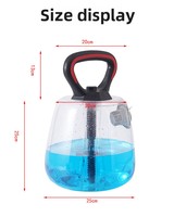 Kettlebell aquatique en PVC pour fitness à domicile, sac d'eau lesté, sac d'énergie rempli d'eau, haltère pour bras