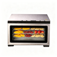 Déshydrateur alimentaire 400W en acier inoxydable, compatible lave-vaisselle, petit format et facile à ranger