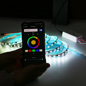 Píxeles <span class=keywords><strong>LED</strong></span> <span class=keywords><strong>RGB</strong></span> direccionales digitalmente controlados por WS2811, luces <span class=keywords><strong>LED</strong></span> <span class=keywords><strong>RGB</strong></span> WS2811/12V, tira de <span class=keywords><strong>luz</strong></span> <span class=keywords><strong>LED</strong></span> <span class=keywords><strong>RGB</strong></span> con sensor de movimiento. - Product Image 1