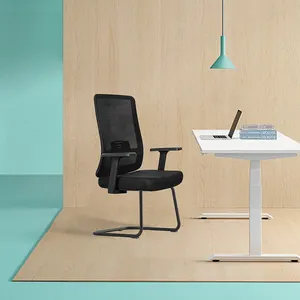 Zéro gravité pp nouveau plastique maille accoudoir luxe doux formation chaise de salle de réunion