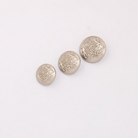 Boutons en métal rétro à double lion courbé, cousus à la main, pour manteau de style britannique sauvage