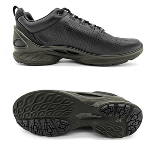 Chaussures en cuir de vache noir durables DFS040110 - Product Image 4