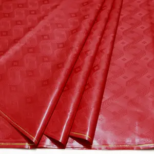 Tekstil Afrika Bersinar 100 Kain Katun Grosir Kain Bazin Bouboabaya untuk Pria