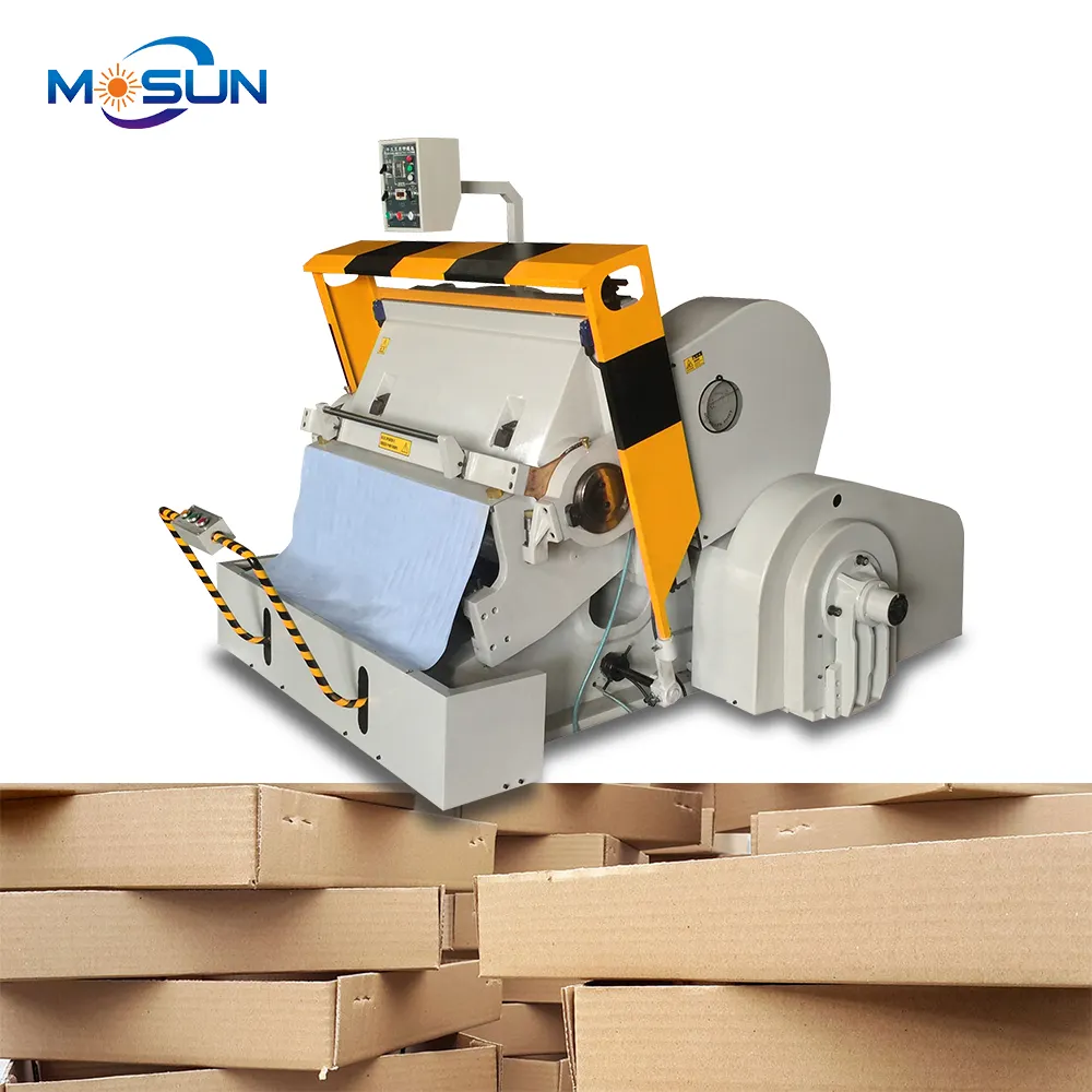 ML930 bán tự động diecut phẳng máy cắt với nhăn chết máy cắt cho hộp