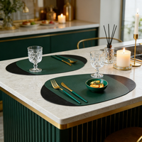 Nouveau Tapis de Table Rectangulaire Classique en Plastique Écologique de 1mm/3mm d'Épaisseur pour Cuisine – Vente Chaude en Usine