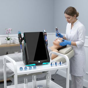 Máquina de Microagujas RF CryoM9 Ice-Gold con Doble Manípulo, Enfriamiento Criogénico, Reafirmación de la Piel, Reparación de Cicatrices de Acné, Dispositivo de Belleza para Clínicas - Product Image 1