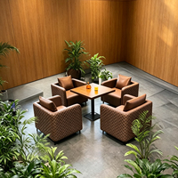 Combinaison Table et Chaises de Style Industriel pour Bars Commerciaux, Restaurants, Cafés, Taverne, Salons de Thé du Guangdong