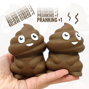 Jouet anti-stress à presser en forme de caca, Stinky Buddy. Jouet à presser amusant pour soulager l'anxiété et libérer le stress quotidien. - Product Image 4