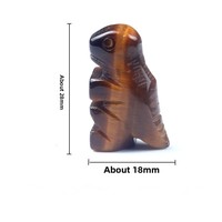 Cristal Naturel Sculpté Dinosaure 1 Pouce Miniature Animal Micro-Paysage Petit Ornement Pierre Libre Thème Animal Fourniture Transfrontalière