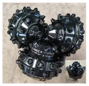 Punta di Perforazione Triconica IADC, Punte a Rulli Forgiate per Perforazione di Roccia Dura, Attrezzatura per Trivellazione - Product Image 1
