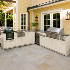 Cuisine barbecue extérieure  et station de grill pour villas Four électrique encastré sur mesure et gril en acier inoxydable - Product Image 6