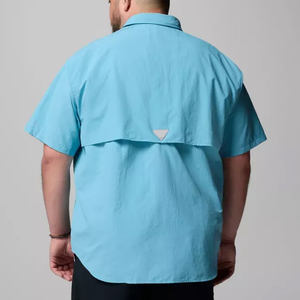 Haut de pêche à la truite corail à capuche, motif camouflage canard, protection UV personnalisée, avec chemise de pêche boutonnée légère et haute visibilité style western - Product Image 3