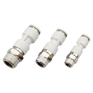 ข้อต่อแบบหมุนลม LiYuan รุ่น KSH06 M5 M6 10KSH06 สำหรับสายลม - Product Image 3