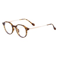 MS 015 Lunettes de vue rondes chic pour femme, branches métalliques modernes, fabrication haut de gamme