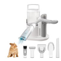 Professioneller Leiser 7-in-1 Tierpflege-Staubsauger mit Aufsatz Geräuscharmes Tierpflege-Set