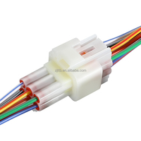 Conector de 2,3 a prueba de agua, Conector de arnés de Control de velocidad automotriz de 6 orificios, enchufe de acoplamiento 6P, 1/21