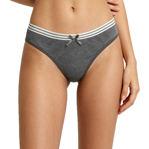 Yun Meng Ni Intimo Sexy Mutandine a Righe con Stampa e Cintura per Ragazze Bikini Slip in Cotone - Product Image 5