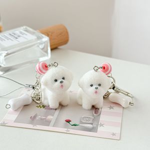 Colgante para teléfono de peluche estilo coreano de <span class=keywords><strong>Kirby</strong></span> Bear, lindo, tipo cachorro, llavero para bolso, llavero - Product Image 1