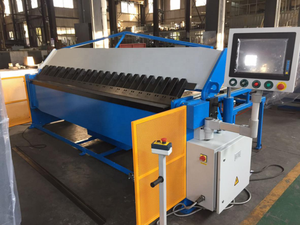 Machine de pliage de tôles motorisée contrôlée par PLC avec commande par pédale pour l'acier au carbone - Product Image 3