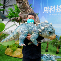 Marionnette de dinosaure animatronique pour bébé, contrôlée à la main, de haute qualité, personnalisée par Chuangying, en vente
